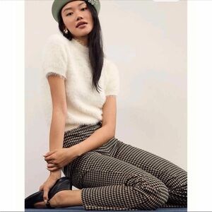 Sanctuary Houndstooth Filmore Flare Pants Size XL